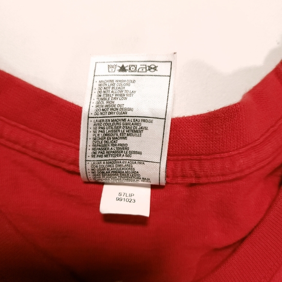 Vtg Air Jordan III 3 Spike Lee Mars Blackmon Graphic Tee Red Mens XL Small Hole - Picture 11 of 14